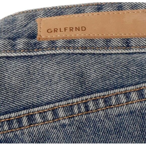 GRLFRND Helena High Rise Cut Off Shorts Button Fly Destroyed 5 Pocket Size 26 - Picture 5 of 13